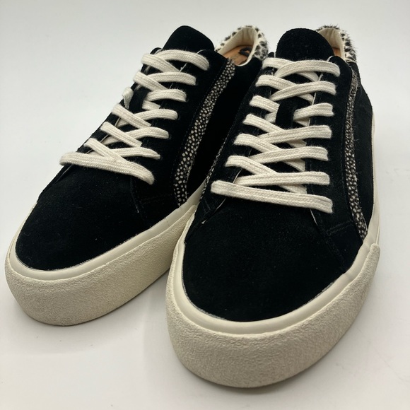Madewell Low-Top Sneakers in Suede and Spot Calf Hair Women Size 10 Men Size 8.5 - Picture 3 of 11